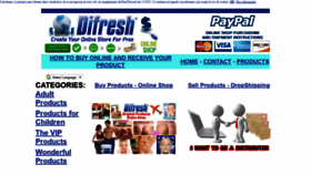 What Difreshshop.com website looked like in 2020 (4 years ago)