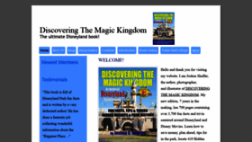 What Discoveringthemagickingdom.com website looked like in 2020 (4 years ago)
