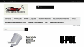 What Dbpaints.co.uk website looked like in 2020 (4 years ago)
