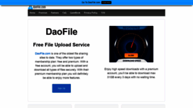 What Daofilepremium.com website looked like in 2020 (4 years ago)