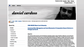 What Danielscardoso.net website looked like in 2020 (4 years ago)