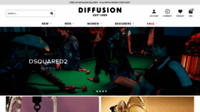What Diffusion.uk.com website looked like in 2020 (4 years ago)
