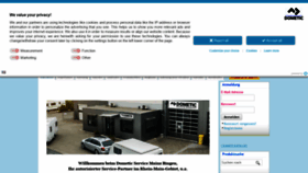 What Dometic-service-shop.de website looked like in 2020 (4 years ago)
