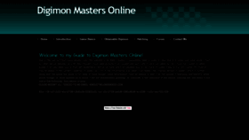 What Digimonmasters.yolasite.com website looked like in 2020 (4 years ago)