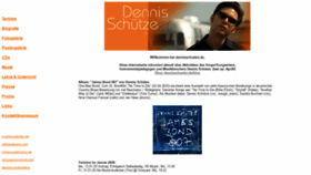 What Dennisschuetze.de website looked like in 2020 (4 years ago)