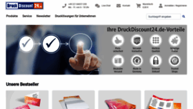 What Druckdiscount24.de website looked like in 2020 (4 years ago)
