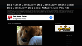 What Dogpawfile.com website looked like in 2020 (4 years ago)