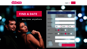 What Date-me.com website looked like in 2020 (4 years ago)