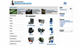 What Druckmaschinenhandel.de website looked like in 2020 (4 years ago)