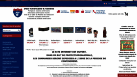 What Deco-americaine.fr website looked like in 2020 (4 years ago)