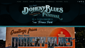 What Dohenybluesfestival.com website looked like in 2020 (4 years ago)