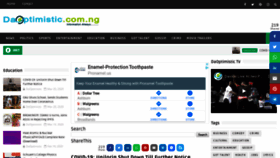 What Daoptimistic.com.ng website looked like in 2020 (4 years ago)
