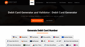 What Debitcard-generator.com website looked like in 2020 (4 years ago)