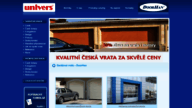 What Doorhan-vrata.cz website looked like in 2020 (4 years ago)