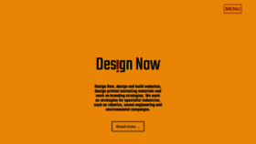 What Design-now.co.uk website looked like in 2020 (4 years ago)