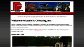 What Danielco.net website looked like in 2020 (4 years ago)