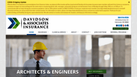 What Davidsoninsurance.com website looked like in 2020 (4 years ago)