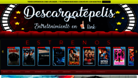 What Descargatepelis.com website looked like in 2020 (4 years ago)
