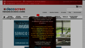 What Decoscreen.com website looked like in 2020 (4 years ago)