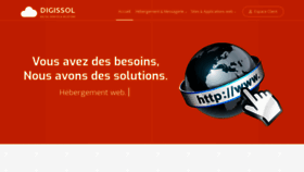 What Digissol.com website looked like in 2020 (5 years ago)
