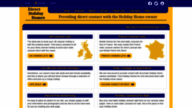 What Directholidayhomes.co.uk website looked like in 2020 (4 years ago)