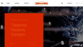 What Donatoni.com website looked like in 2020 (4 years ago)