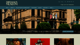 What Driehausmuseum.org website looked like in 2020 (4 years ago)