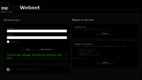 What Dsewebnet.com website looked like in 2020 (4 years ago)