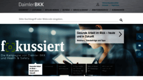 What Daimler-bkk.com website looked like in 2020 (4 years ago)