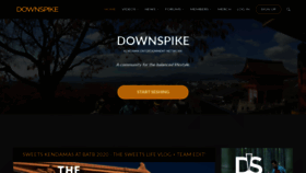 What Downspike.com website looked like in 2020 (4 years ago)