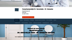What Dokterverschelde.be website looked like in 2020 (6 years ago)