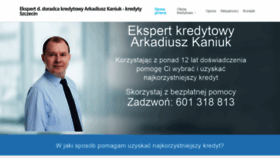 What Doradca-kredytowy.szczecin.pl website looked like in 2020 (4 years ago)