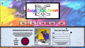 What Designyourcanvas.com website looked like in 2020 (4 years ago)