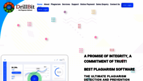 What Drillbitplagiarism.com website looked like in 2020 (4 years ago)