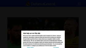 What Defensacentral.com website looked like in 2020 (4 years ago)
