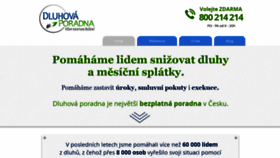 What Dluhovaporadna.cz website looked like in 2020 (4 years ago)
