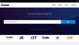 What Dynadot.com website looked like in 2020 (4 years ago)