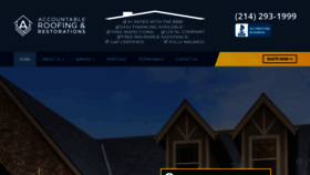 What Dallasroofingbiz.com website looked like in 2020 (4 years ago)