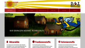 What Di-mineraloele.de website looked like in 2020 (4 years ago)
