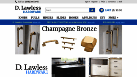 What Dlawlesshardware.com website looked like in 2020 (4 years ago)