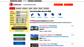What Domimmo.com website looked like in 2020 (4 years ago)