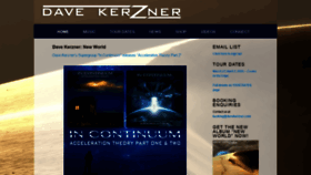 What Davekerzner.com website looked like in 2020 (4 years ago)