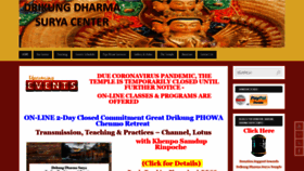 What Drikungdharmasurya.org website looked like in 2020 (4 years ago)