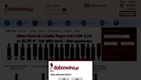 What Dobrewina.pl website looked like in 2020 (4 years ago)
