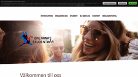 What Dalastudent.se website looked like in 2020 (4 years ago)