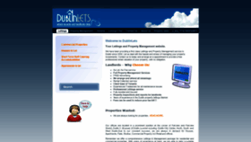 What Dublinlets.ie website looked like in 2020 (4 years ago)