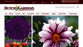 What Dutchgardens.com website looked like in 2020 (4 years ago)