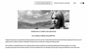 What Dermagrace.com website looked like in 2020 (4 years ago)