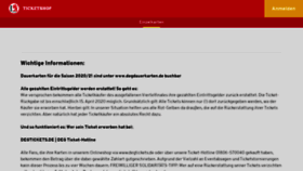 What Degtickets.de website looked like in 2020 (4 years ago)