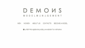 What Demonsmodelmgmt.com website looked like in 2020 (4 years ago)
